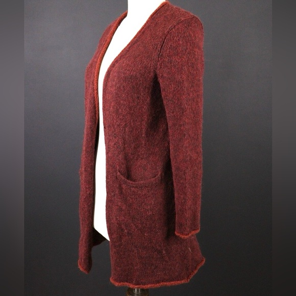 Gudrun Sjoden Sweaters - Gudrun Sjoden Alpaca blend Open Front Duster Lagenlook Layering Sweden Small